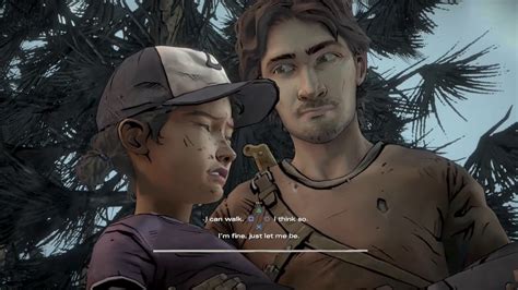 The Walking Dead Luke And Pete Save Clementine Youtube