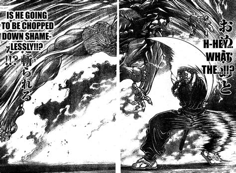 Musashi Miyamoto Vs Pickle Highlights Manga Baki Dou Chapter 117 119