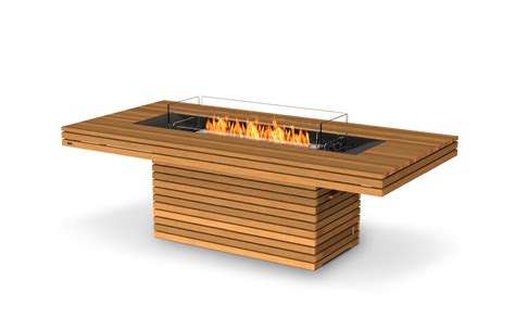 Bioethanol is clean burning so you don't need to flue out any harmful emissions or install costly ventilation systems. GIN 90 (Dining) Ethanol Fire Pit Table - Teak - Brisbane ...