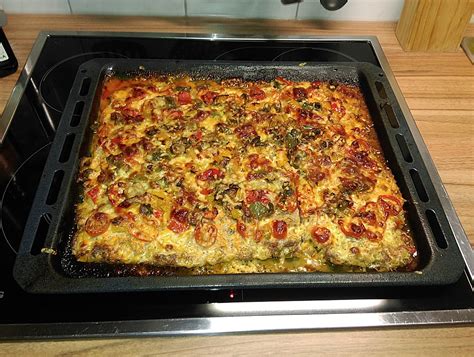 Hackfleischpizza ohne Teig von sissimuc