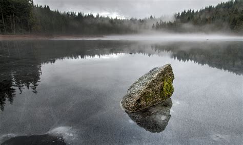 Wallpaper Reflection Nature Loch Wilderness Lake Mist River