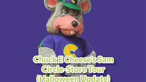 Chuck E Cheeses Sam Circle Store Tour Halloween Update Youtube