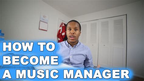 This is a topic i see most individuals are not covering to the full extent and. HOW TO BECOME A MUSIC MANAGER - YouTube