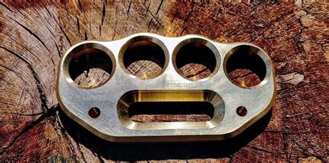 Tactical Brass Knuckles Empire Tactical 3 House Morning Wood