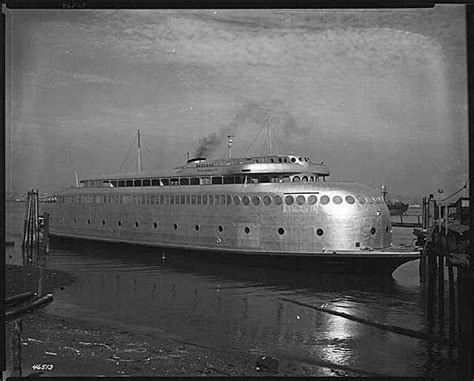 Lake Union Historic Wharf — Mohai The Ferry Kalakala Began Service In