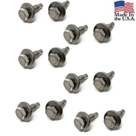 Stainless Steel Fenderbody Bolts Set Of 12