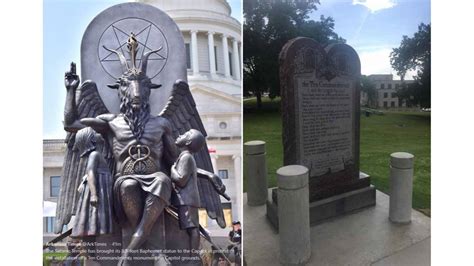 Satanists Bring 8 Foot Baphomet Statue To Arkansas Capitol Fort Worth