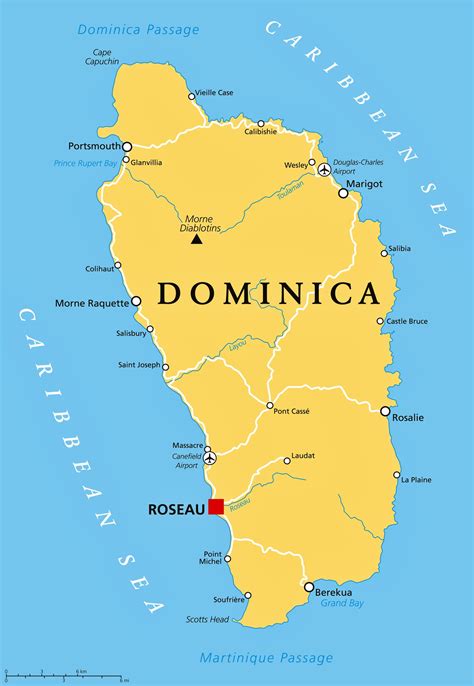 Karten Von Dominica Karten Von Dominica Zum Herunterladen Und Drucken