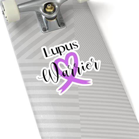 Lupus Warrior Sticker Lupus Awareness Lupus T Lupus Etsy