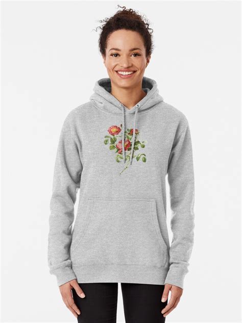 Red Rose Pullover Hoodie By Eleyne Redbubble