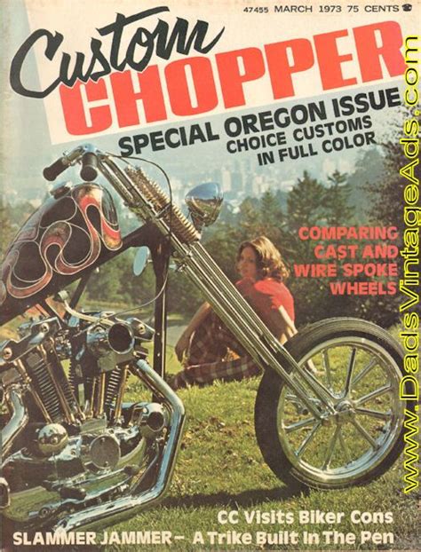 1973 Custom Chopper Magazine Special Oregon Issue Choice Customs In