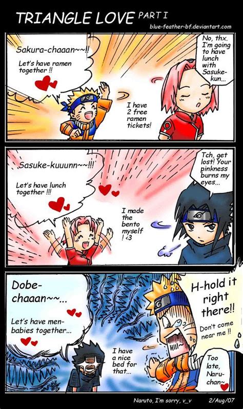 Naruto ~ Sasunaru Sasuke Uchiha X Naruto Uzumaki Love Triangle Comic