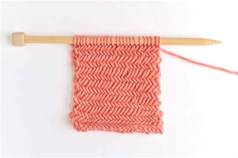 How To Knit Herringbone Stitch