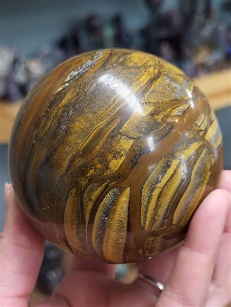 Tiger S Eye Spheres Sizes J J Crystals And Rocks