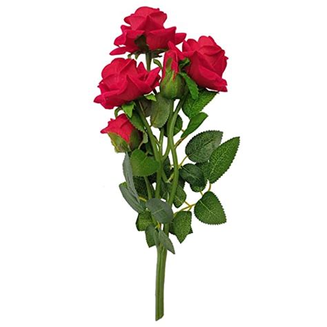 Buy Roseikon Rids Artificial Rose Flower Stick Red Online At Low