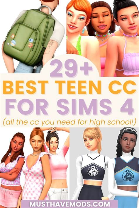 Pin On Sims 4 Teen Cc And Sims 4 Teen Mods