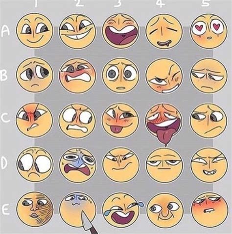 Funny Faces Drawing Expressions Drawing Face Expressions Art Reference