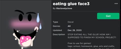 Eating Glue Face Roblox How Did Roblox React To This Character Ridzeal