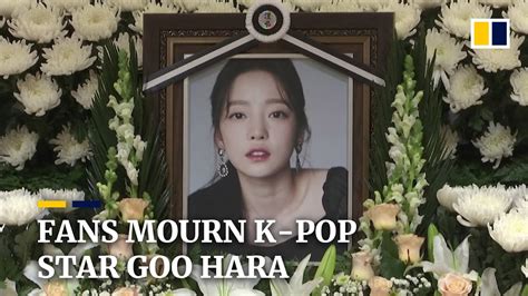 Fans Mourn Death Of 28 Year Old K Pop Singer Goo Hara Youtube
