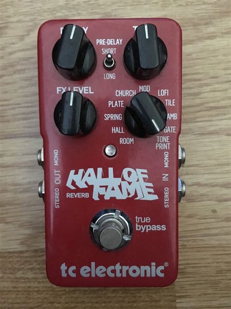Tc Electronic Toneprint Hall Of Fame Reverb Guitar Effects Pedal Boxed
