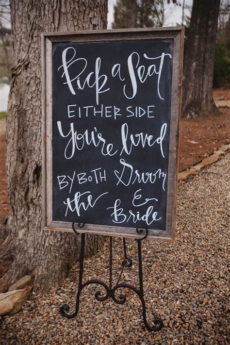 Diy Rustic Wedding Signs Weddingmix