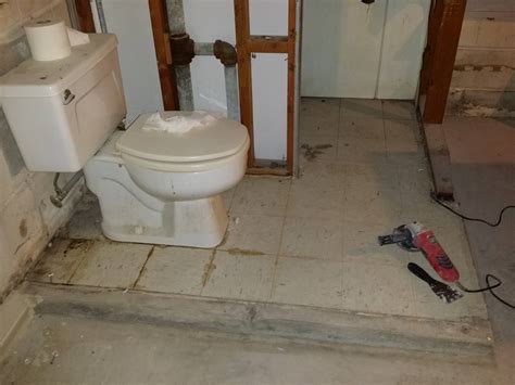 How To Install A Bathroom In A Concrete Basement Floor Flooring Tips