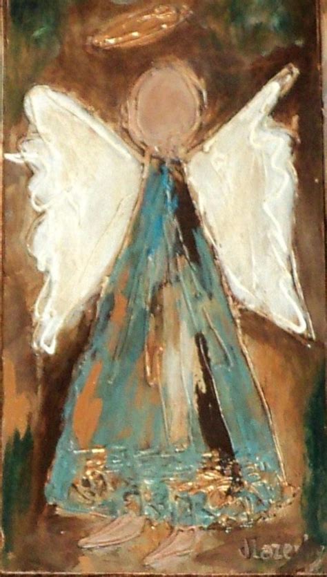 Hand Painted Custom Original Angel Mixed Media Fine Art Angel Etsy