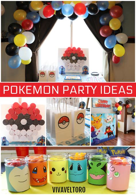 Pokemon Party Ideas Activities Kids Party Games Pokem