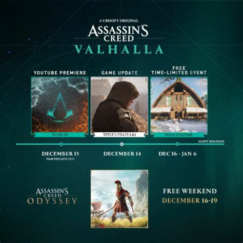 Assassins Creed Valhalla And Odyssey Crossover Story Dlc Launches This