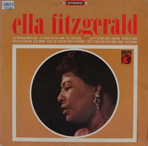 Ella Fitzgerald Ella Fitzgerald Modern Fusion Free Jazz Jazz Blues Spring Air