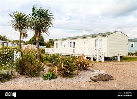 Static Caravans At A Holiday Park In Prestatyn North Wales United