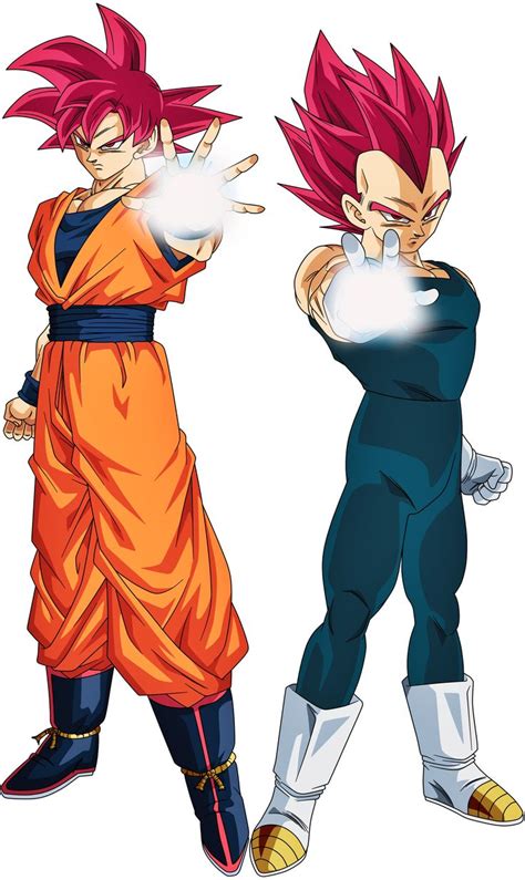 Goku Ssj God And Vegeta Ssj God Dragon Ball Super Manga Dragon Ball