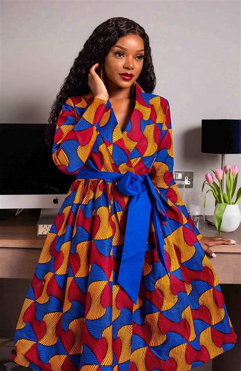 Robe Africaine Vêtements Africains Robe Dashiki Ankara Robe Etsy African Print Dress Designs