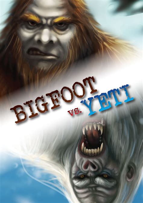 Prototype Box Cover Art For Bigfoot Vs Yeti Game Bigfoot Yeti