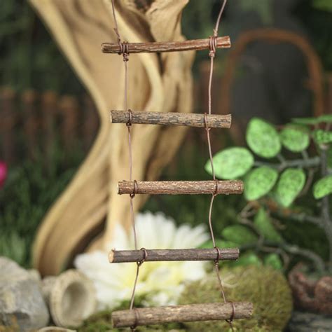 Fairy Garden Tree House Ladder Fairy Garden Miniatures Dollhouse
