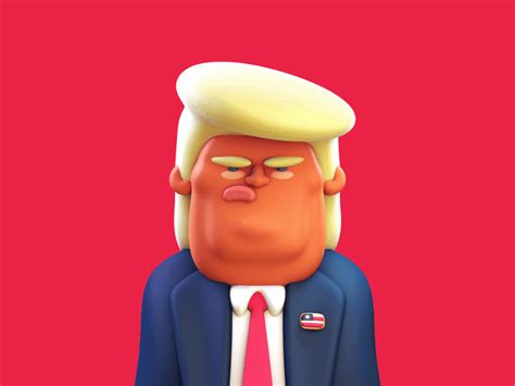 Trump 3d By Fraser Davidson For Cub Studio On Dribbble