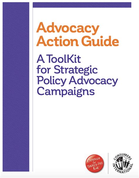 Advocacy Action Guide A Toolkit For Strategic Policy Advocacy