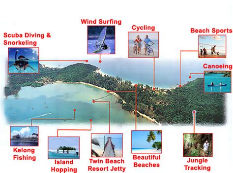 Twin Beach Resort Sibu Island Cycling Beach Sports Scuba Diving