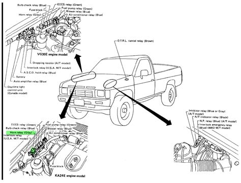 The above typical ignition system wiring diagram applies only to the 1999, 2000, 2001, 2002, 2003, 2004 3.3l nissan frontier and xterra. EK_6272 Nissan Pickup Spark Plug Diagram On Nissan Pickup Z24 Engine Wiring Free Diagram
