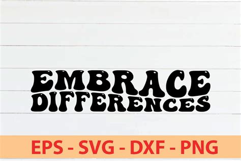 Embrace Differences Svg Graphic By Sr Mastar · Creative Fabrica