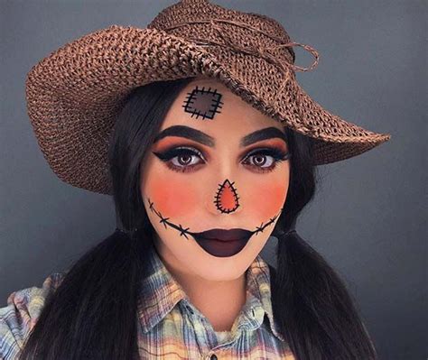 25 Scarecrow Makeup Ideas For Halloween Scarecrowmakeup 25 Scarecrow