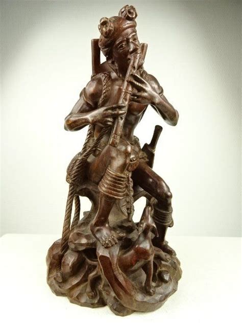 Contemporary art mirrors contemporary culture and society, offering teachers, students, and general audiences a rich resource through which to consider current ideas and rethink the familiar. Carved wooden figure of a young tribesman and his dog - Igorot - Luzon, Philippines - Catawiki