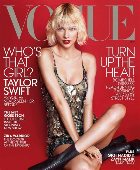 Ego Taylor Swift Muda O Visual E Usa Look Sexy Em Capa Para Vogue Americana Not Cias De Moda