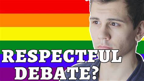 Can The Same Sex Marriage Debate Be Respectful Youtube