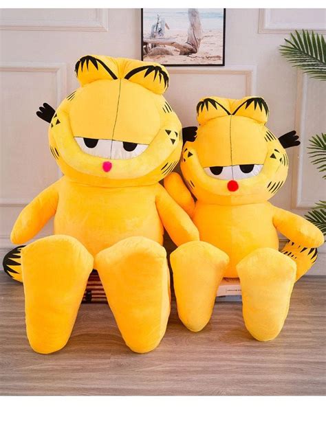 Big Garfield Plush Toy Garfield Cat Plush Stuffed Doll High Etsy