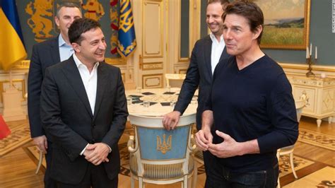 Ukraines Zelensky Talks Movies With Tom Cruise Amid Political Storm Cnn