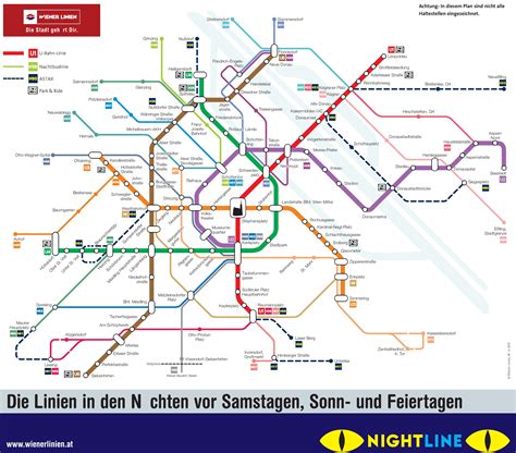 Public Transport Vienna Map Transport Informations Lane