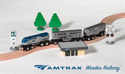 Amtrak Wooden Train Set Aeropro Promotions