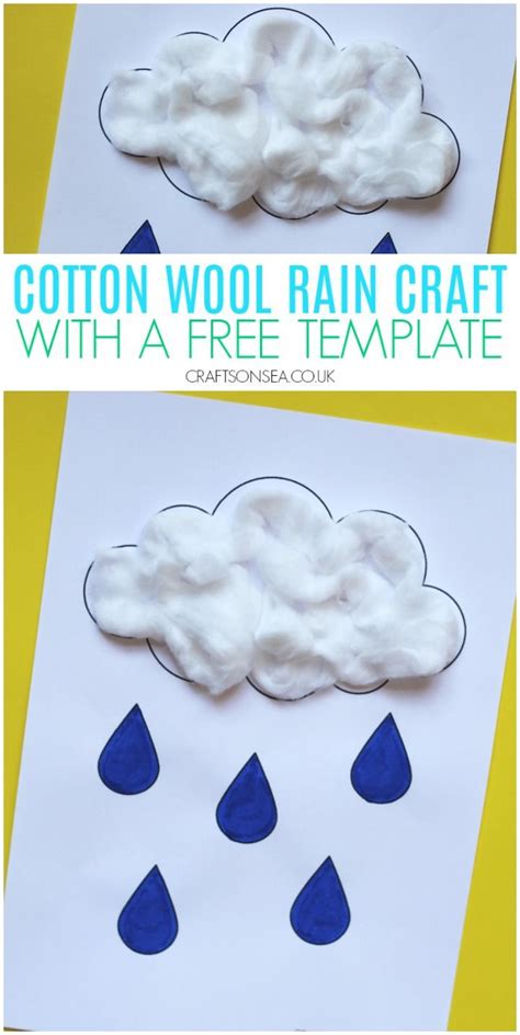 Rain Crafts For Kids Rain Crafts Weather Crafts Toddler Arts And Crafts