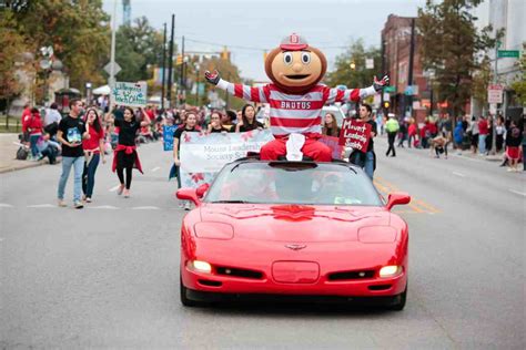 The Ohio State Homecoming Parade Festival And Fireworks